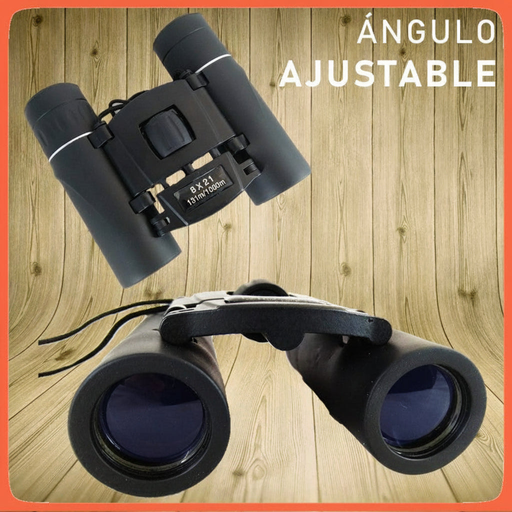 Binoculares compactos 8x21 con funda, correa y paño - foto 5