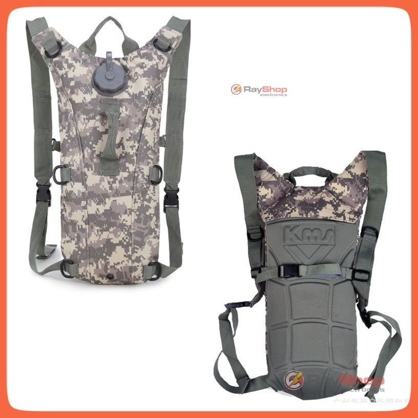 Mochila de hidratación táctica de 3 litros con tubo y correa de pecho (2.5L) - foto 4