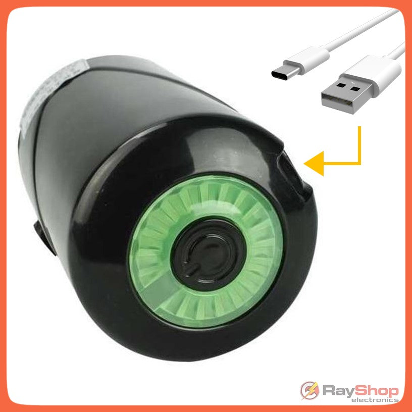 Bomba eléctrica recargable USB para garrafón de agua con luz LED (JG29) - foto 4