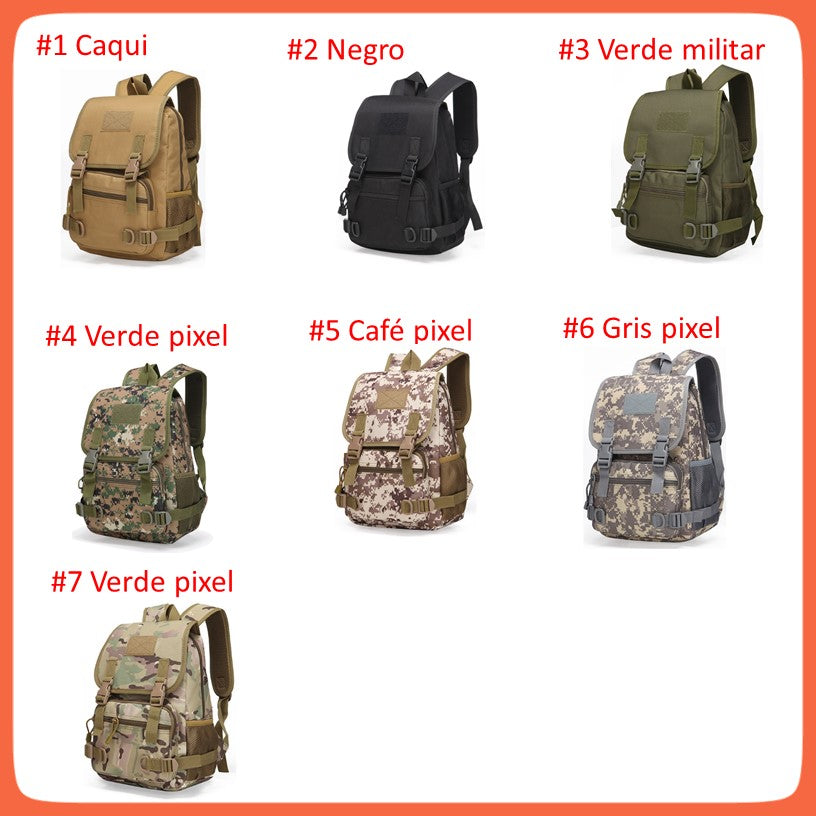 Mochila táctica de 9.5 litros con Molle para laptop o tablet (WZ811) - foto 5