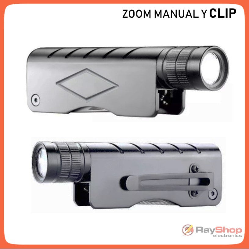 Linterna táctica multiherramienta 7 en 1 con LED T6 y clip (DT291) - foto 4