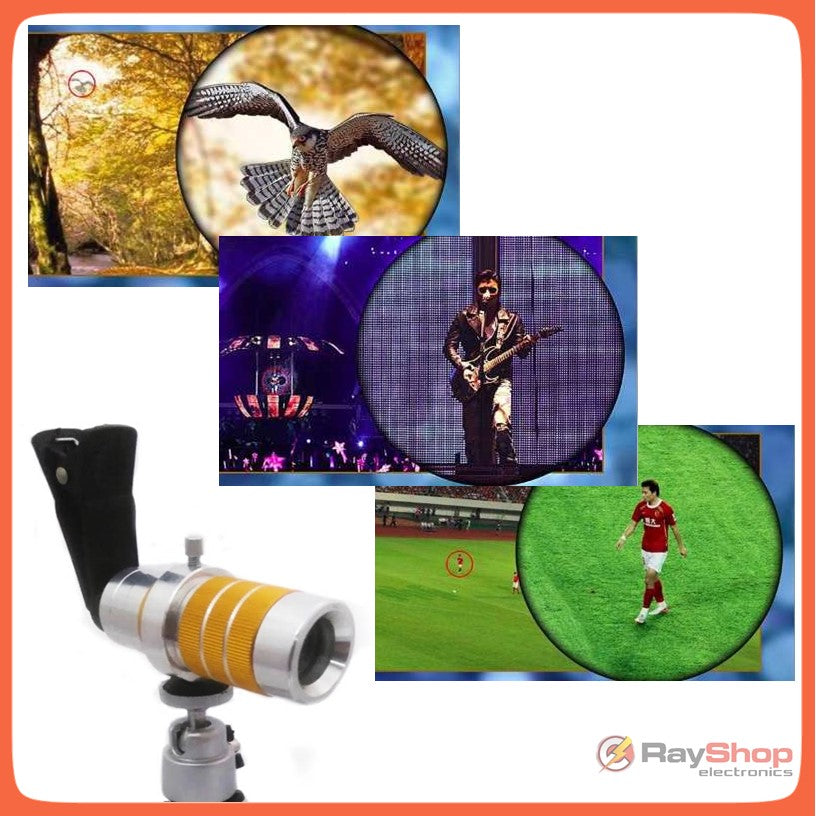 Telescopio 10x para celular con clip y monocular 10x18 - foto 4