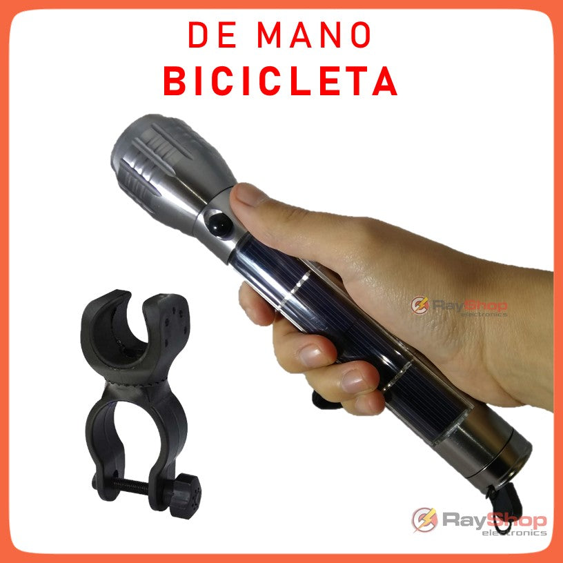 Linterna táctica solar recargable con power bank, 1200 lúmenes (DT86) - foto 4
