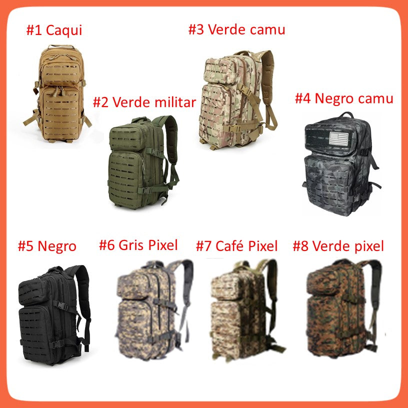 Mochila táctica de 50 litros en poliéster 1000D con MOLLE, WZ916 - foto 2