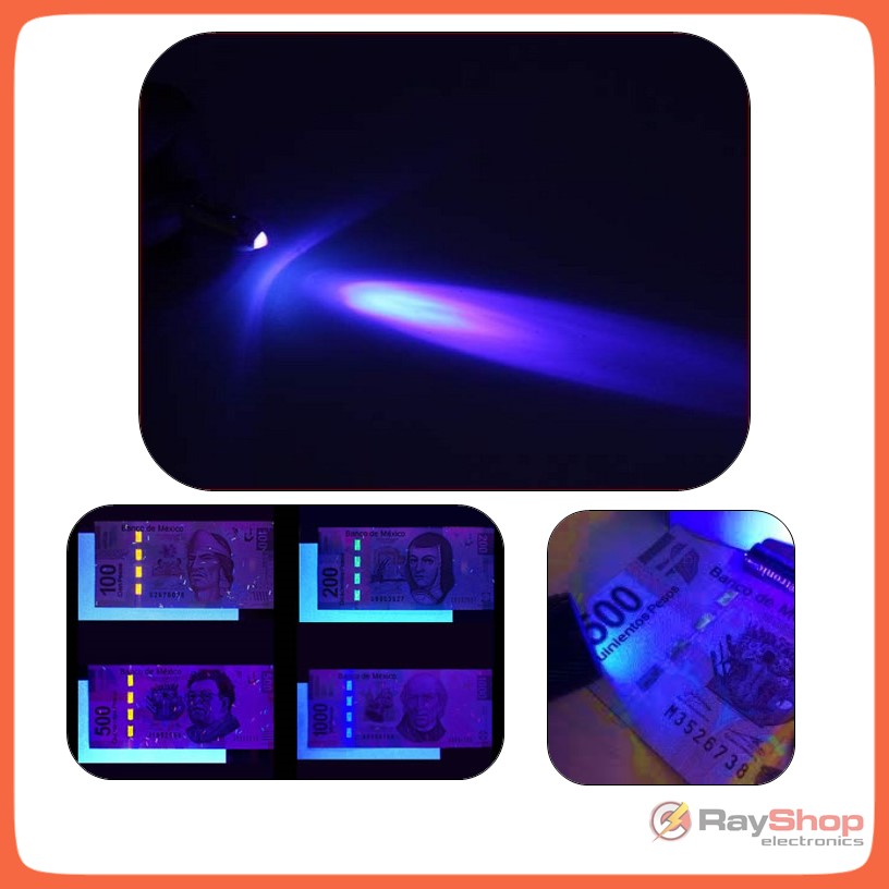 Encendedor electrónico 3 en 1 con linterna LED y luz UV detectora (DT146) - foto 4