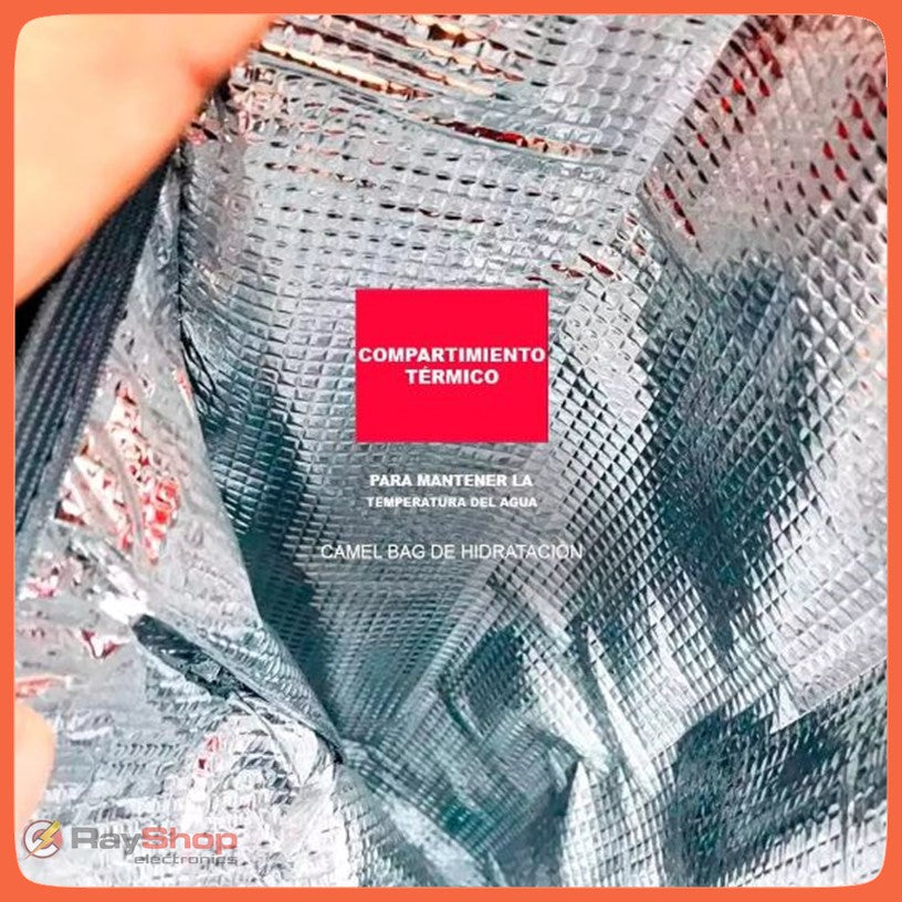Mochila de hidratación para ciclismo con bolsa de 2.5 litros y aislante térmico - foto 2
