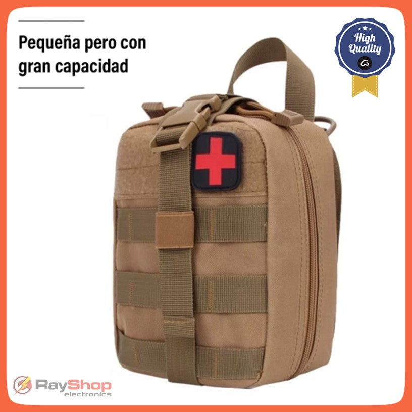 Mochila botiquín táctica de 2.5 litros con sistema Molle y parche JYB113 - foto 4