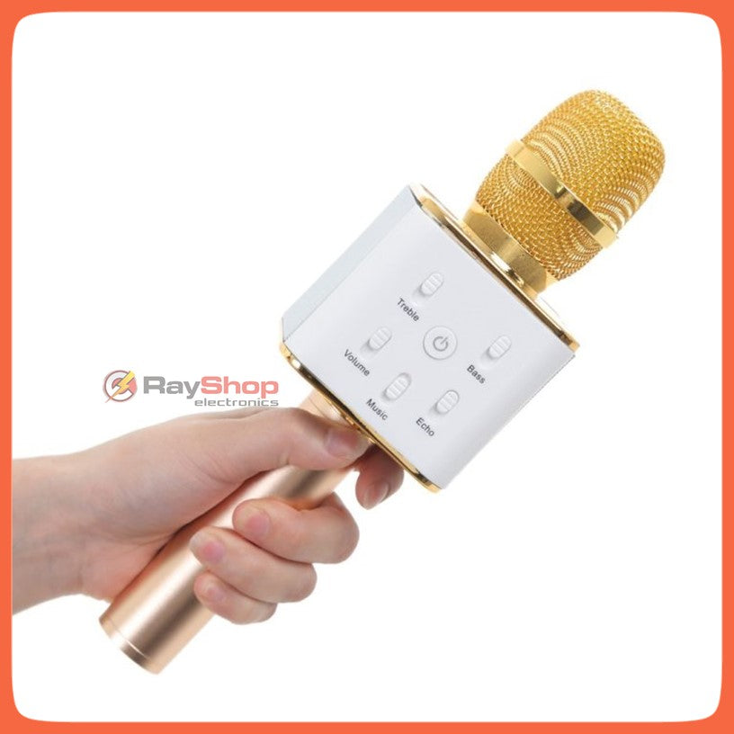 Micrófono inalámbrico de karaoke con bocina Bluetooth y carga USB (D21) - foto 4