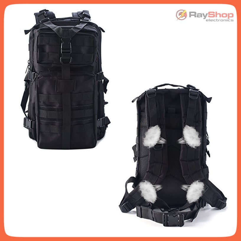 Mochila táctica de asalto con MOLLE, correas acolchadas y múltiples bolsillos - foto 3