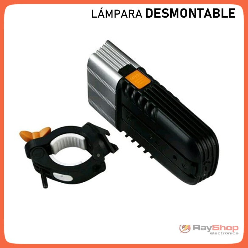 Luz frontal para bici con 2 LED CREE T6, 3000 lúmenes y 5 modos (DT37) - foto 5
