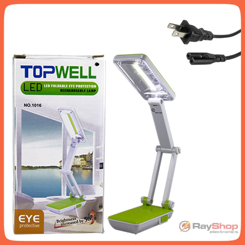 Lámpara de escritorio LED plegable y recargable con 2 intensidades (1016T) - foto 5