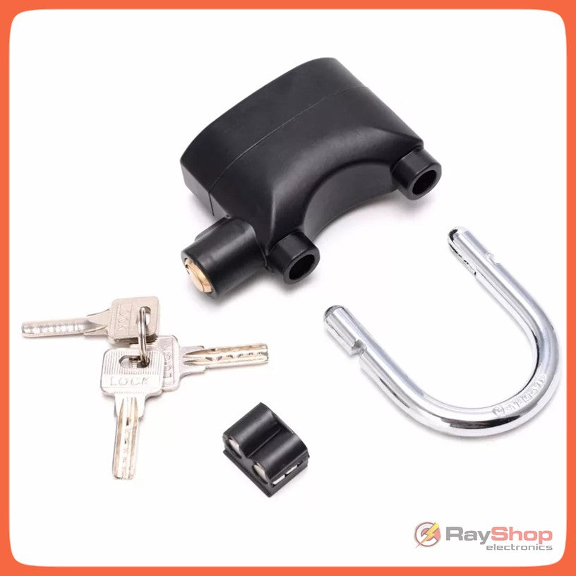 Candado con alarma de 110 dB de arco corto para moto y bici - foto 4