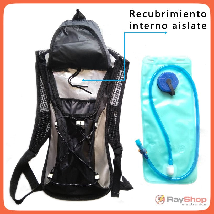 Mochila de hidratación térmica ligera con bolsa de 2 L (T100) - foto 5