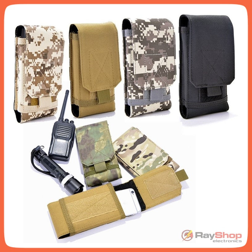 Funda táctica universal para celular con clip de cinturón, nylon - foto 4