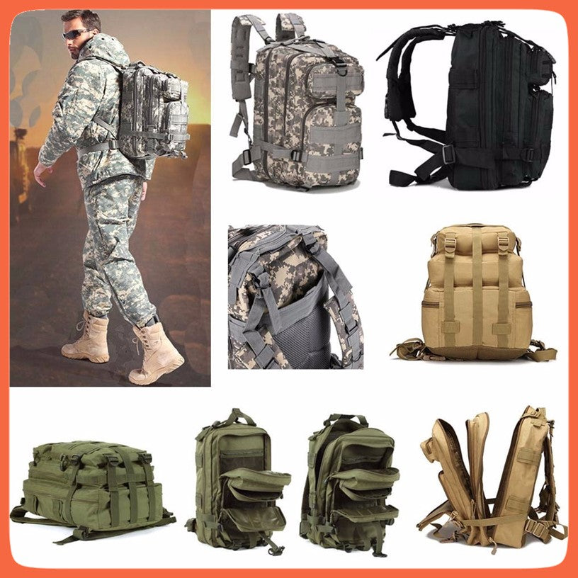 Mochila táctica de asalto de 45 litros en nylon 600D con MOLLE, SN588 - foto 3