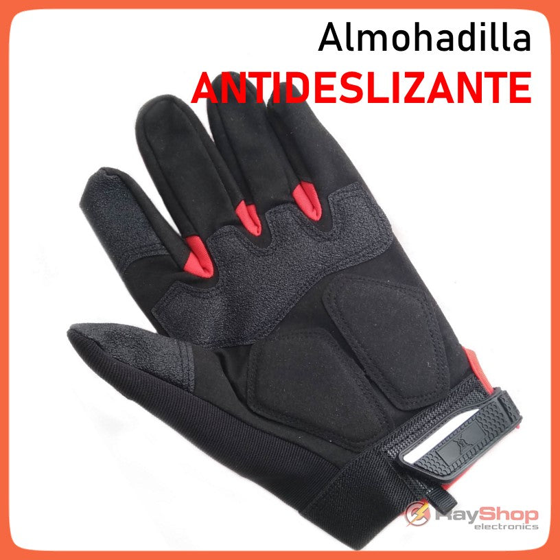 Guantes tácticos con protección en nudillos, palma antiderrapante (H01) - foto 5
