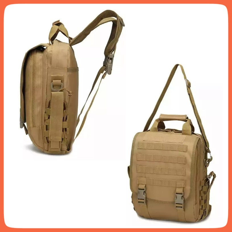 Mochila maletín táctica de 9 litros con MOLLE: mochila, maletín o mensajero - foto 5