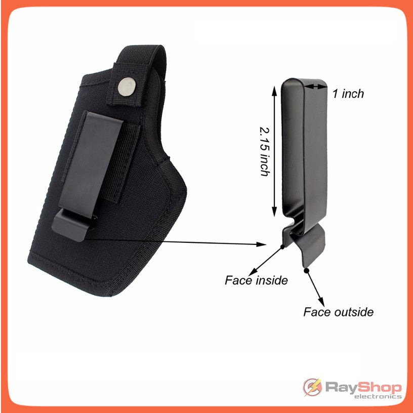 Funda ambidiestra de clip para porte oculto en pistolas compactas - foto 5