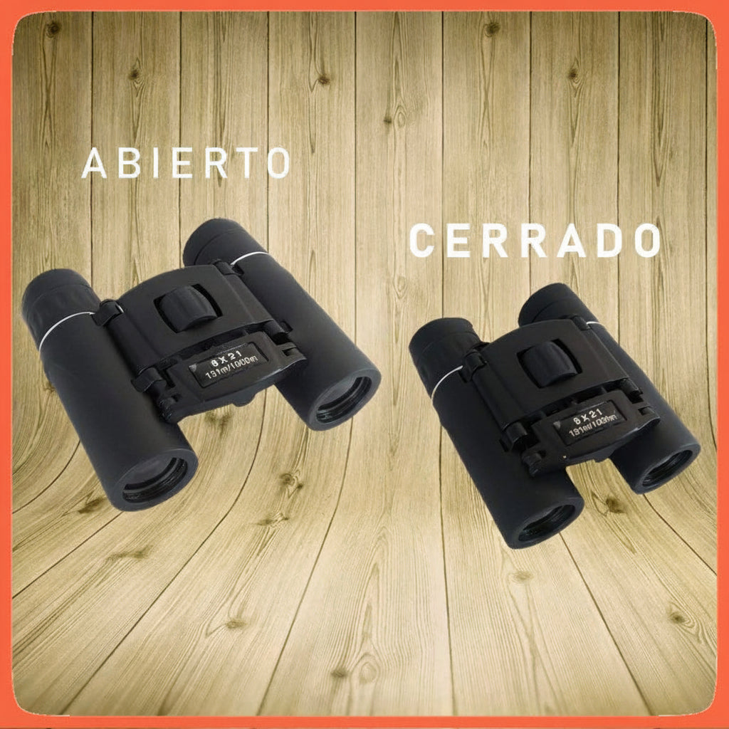 Binoculares compactos 8x21 con funda, correa y paño - foto 6