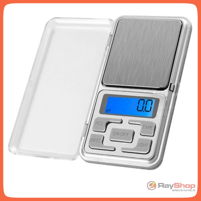 Báscula digital de bolsillo de 0.1 g a 500 g con tara y pantalla LCD - foto 2