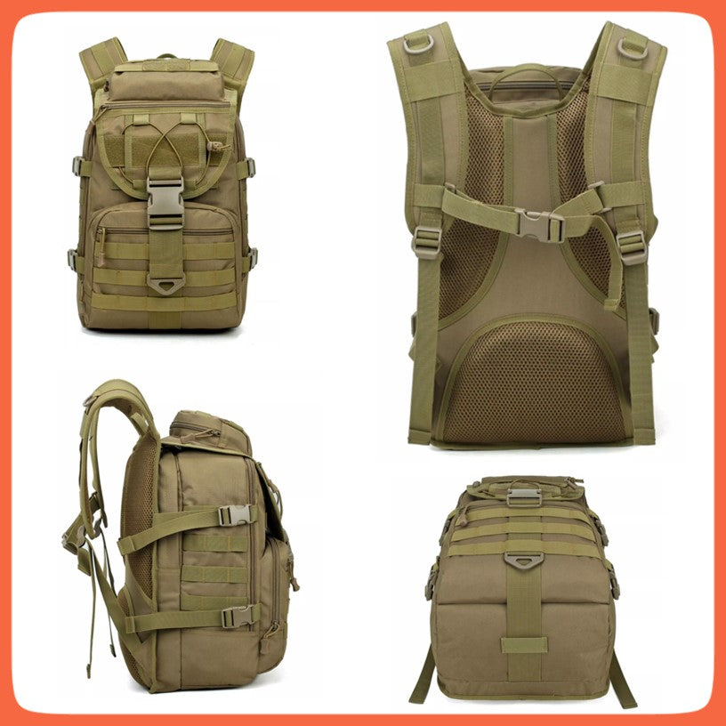 Mochila táctica de 40 L para escuela y campo con espacio para laptop - foto 5