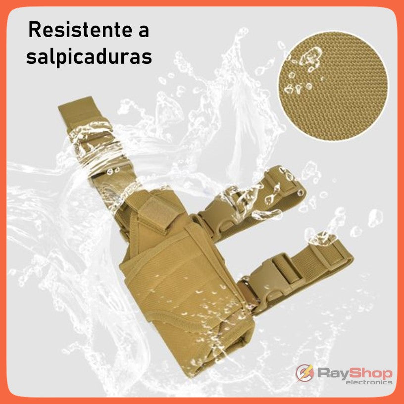 Funda de pierna táctica ajustable para gotcha, paintball y airsoft - foto 4
