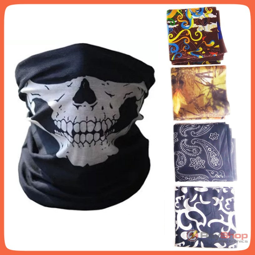 Bandana tubular multiusos de microfibra, sin costuras