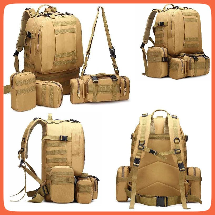 Mochila táctica de asalto de 55 litros con compartimento para laptop, SN850 - foto 3