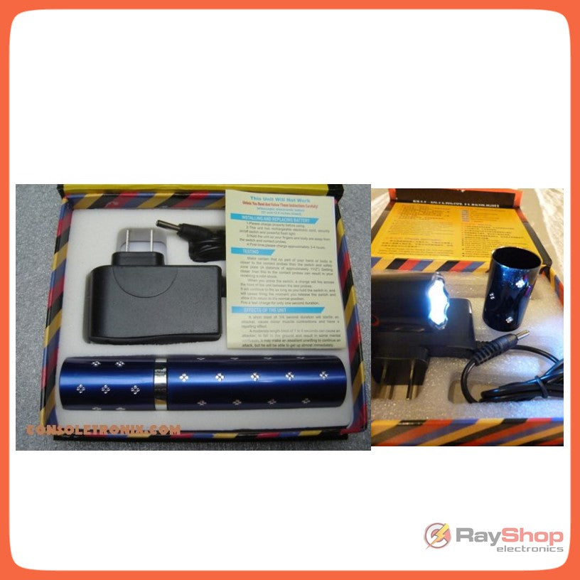 Dispositivo de seguridad personal tipo labial con descarga y lámpara LED - foto 4