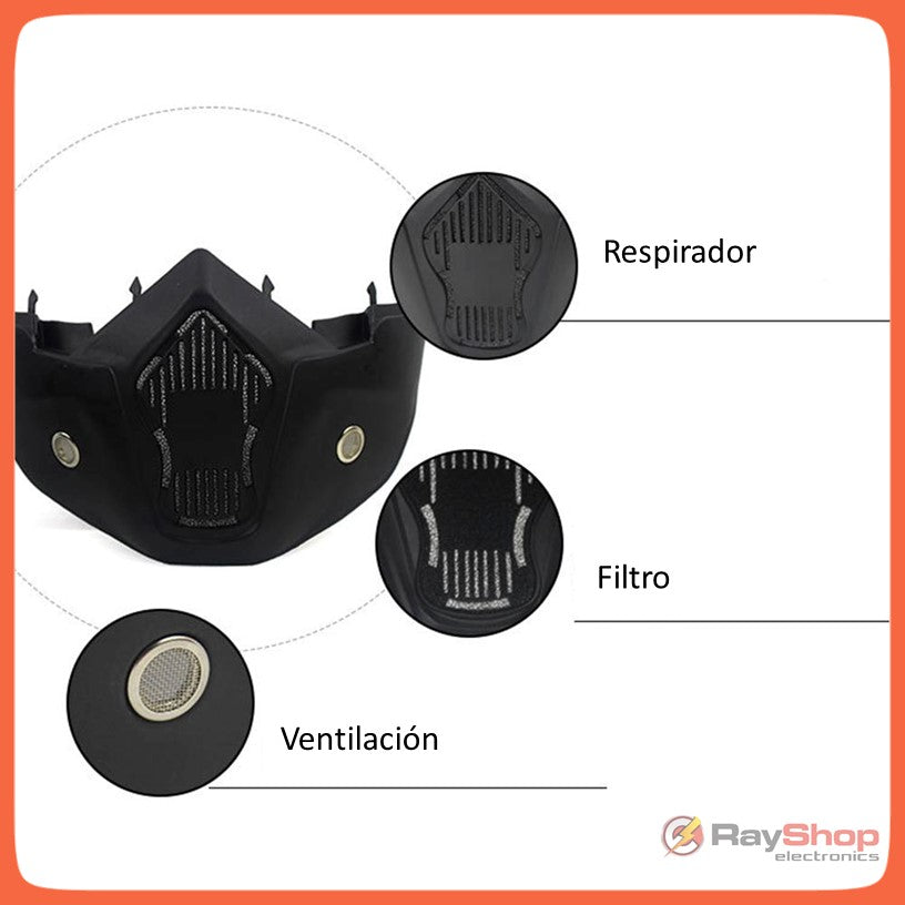 Máscara con googles desmontables para moto y ciclismo MJ03 - foto 4