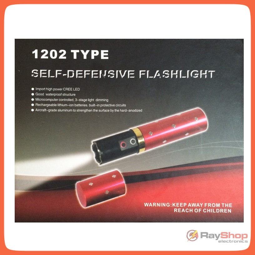Dispositivo de seguridad personal tipo labial con descarga y lámpara LED - foto 5
