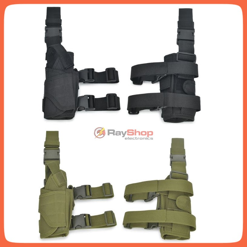 Funda de pierna táctica ajustable para gotcha, paintball y airsoft - foto 5