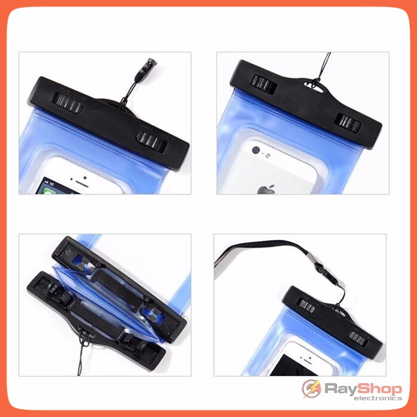 Funda impermeable para celular con correa y ventana transparente - foto 6