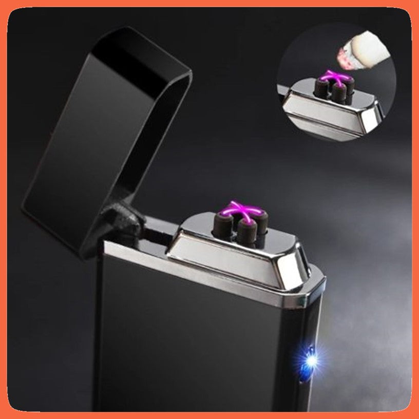 Encendedor eléctrico recargable de doble arco de plasma, USB (JL612) - foto 6