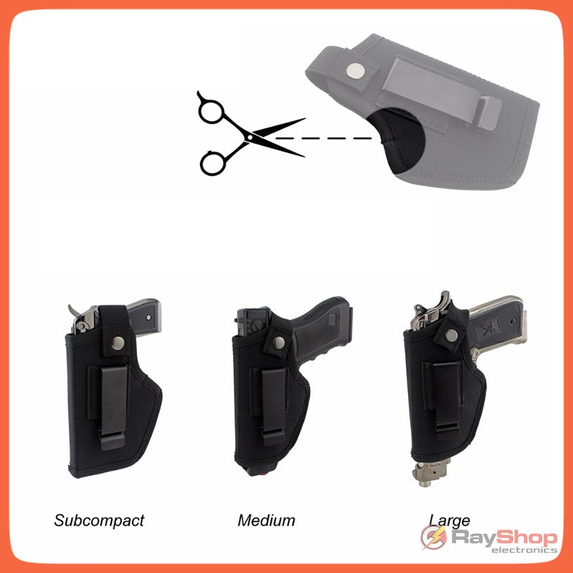 Funda ambidiestra de clip para porte oculto en pistolas compactas - foto 6