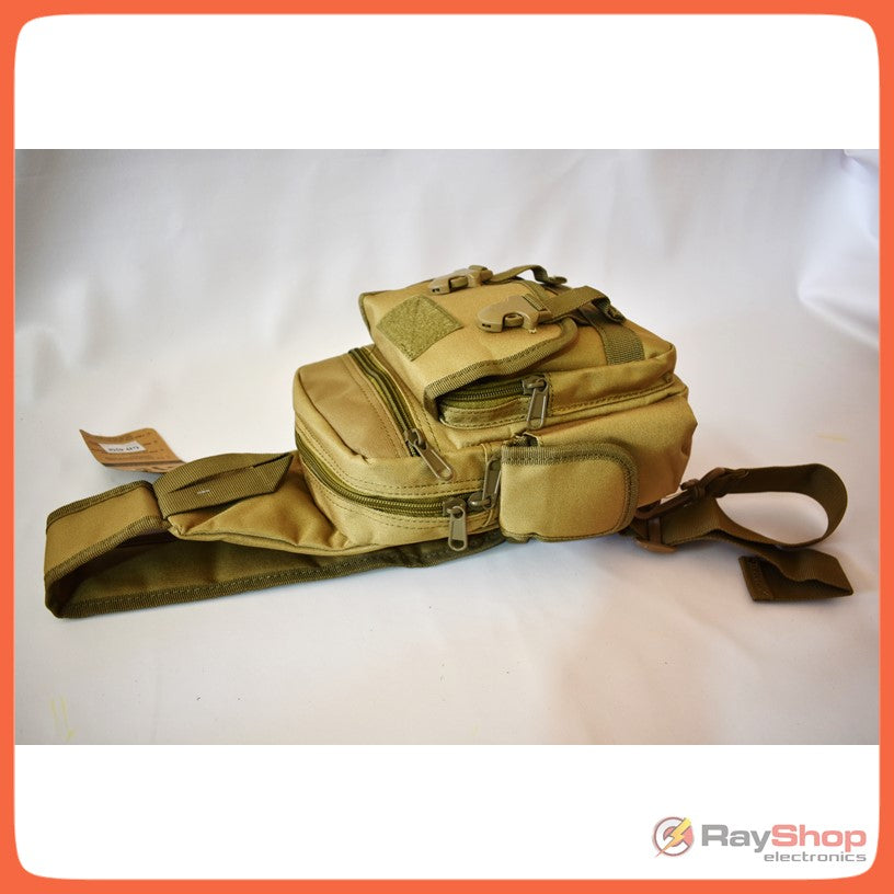 Mochila pechera chica cruzada con 6 compartimentos (WZ625) - foto 6