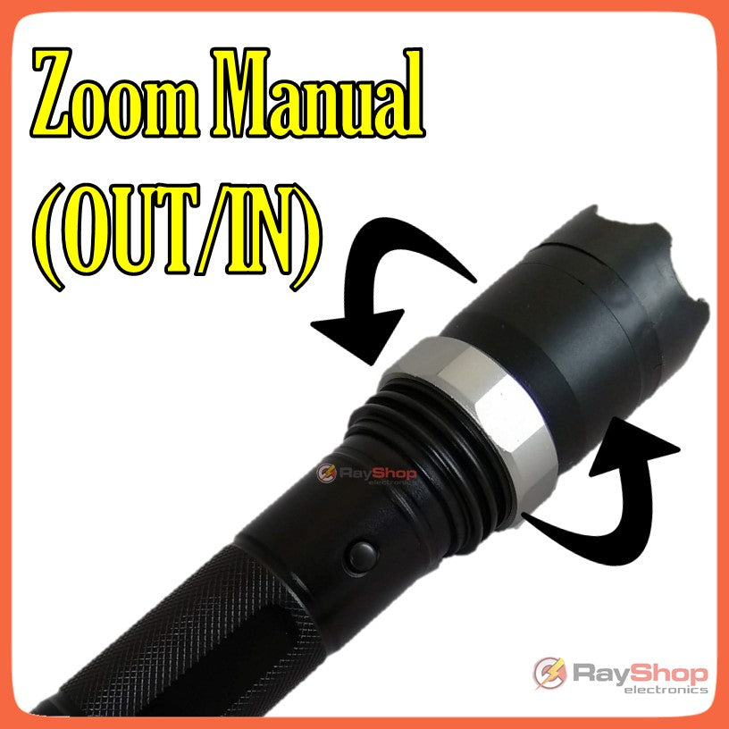 Lámpara táctica de 2000 lúmenes con zoom y función taser ST57 - foto 6