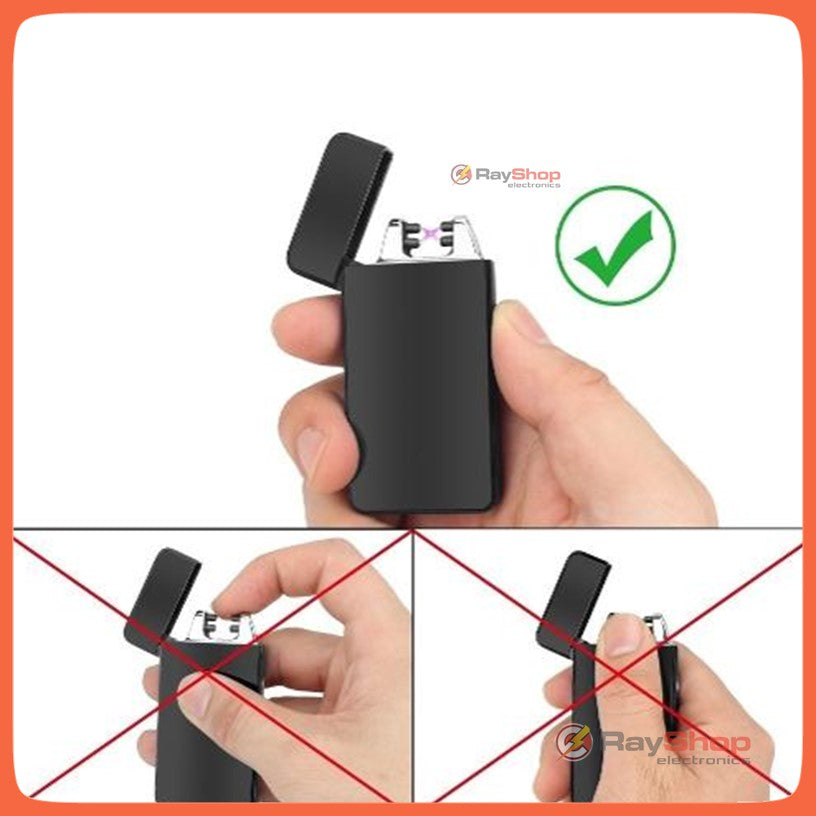 Encendedor eléctrico de arco de plasma recargable por USB (JL607) - foto 6