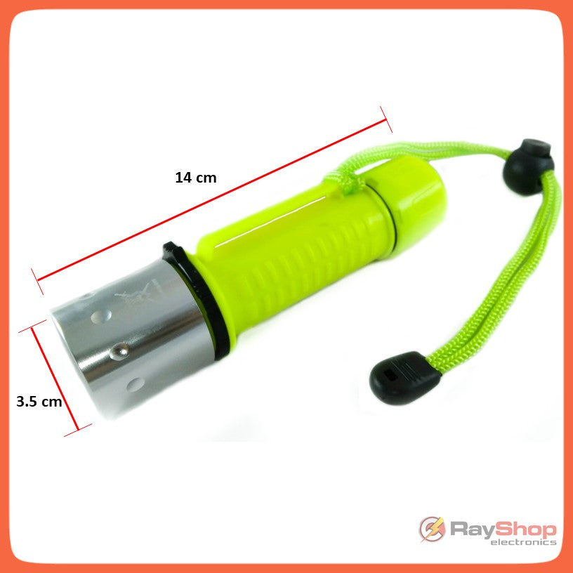 Linterna sumergible de 3000 lúmenes con chip T6 para buceo (DT266) - foto 6