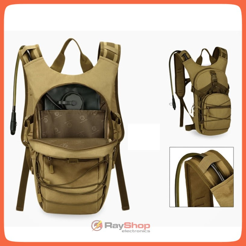 Mochila de hidratación táctica de 3 litros con bolsa y tubo de mordida - foto 4