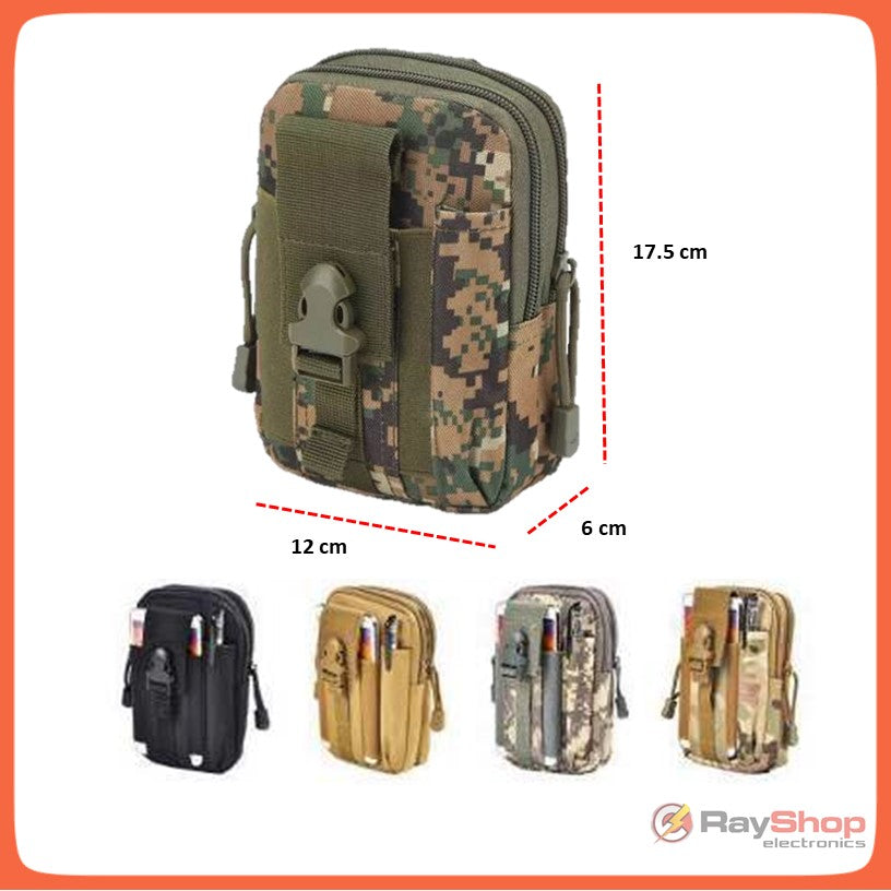 Bolsa táctica para celular con sistema Molle, nylon 600D (8031S) - foto 5