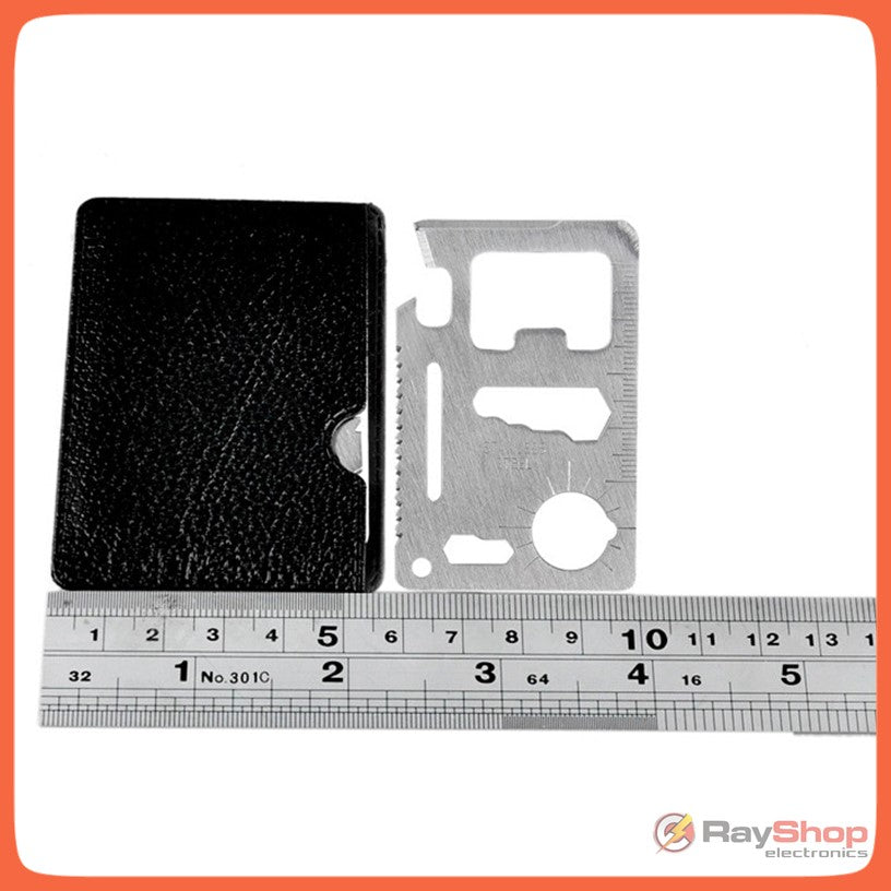 Tarjeta multiherramienta de acero inoxidable 11 en 1 con funda (DP001) - foto 5