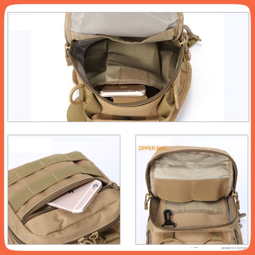Mochila pechera táctica crossbody de 6 litros con sistema Molle (WZ098) - foto 7