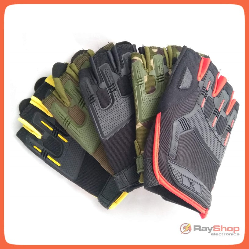 Guantes tácticos de medio dedo con nudillos reforzados, 5 colores - foto 7