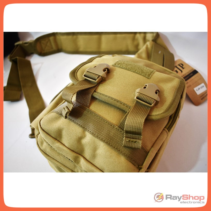Mochila pechera chica cruzada con 6 compartimentos (WZ625) - foto 7