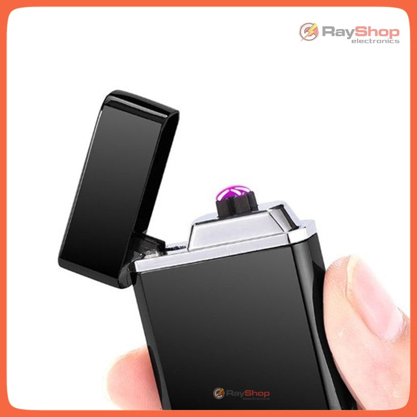 Encendedor eléctrico recargable de doble arco de plasma, USB (JL612) - foto 7