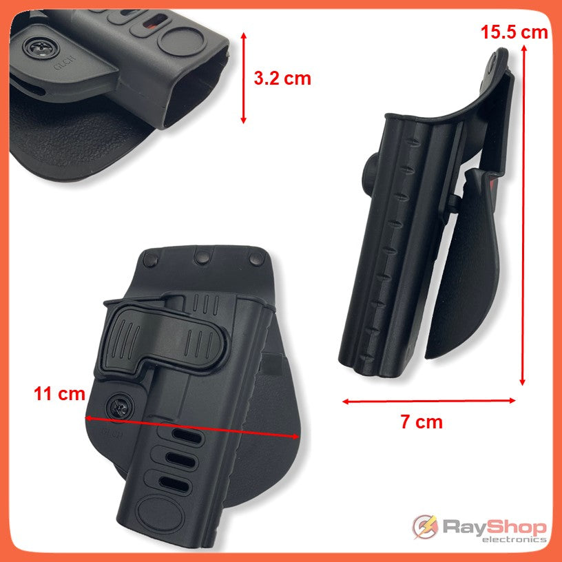 Porta pistola para Glock 17 con liberación rápida, modelo PJ092 - foto 6