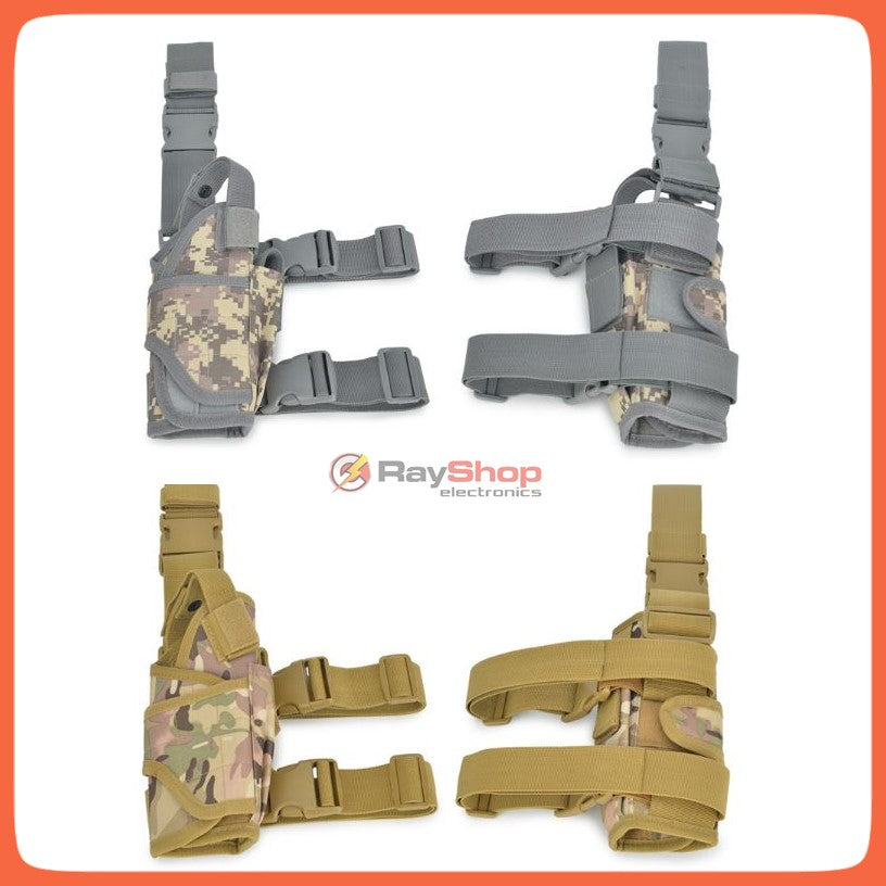 Funda de pierna táctica ajustable para gotcha, paintball y airsoft - foto 6