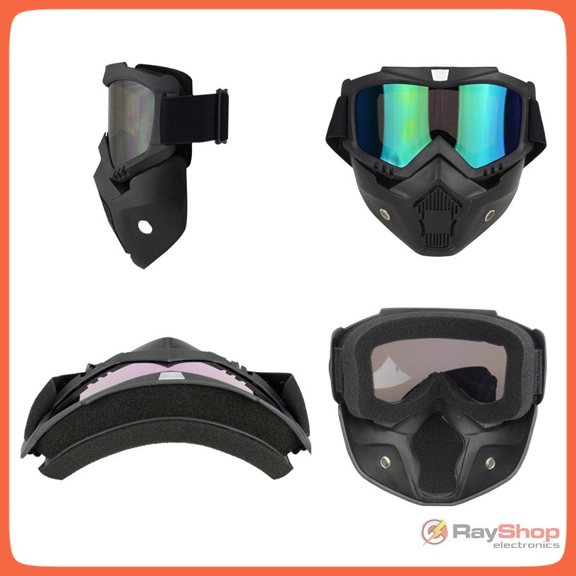 Máscara con googles desmontables para moto y ciclismo MJ03 - foto 7