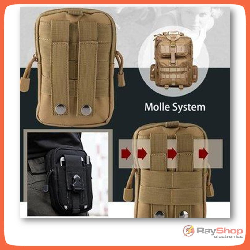 Bolsa táctica para celular con sistema Molle en nylon 600D - foto 5